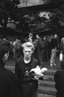 Е. Федоров (группа «Объект Насмешек»), Ленинград, 1987



Он же "Текиладжаз",



Он же "Зорге"