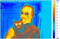 Какое отношение фото в искаженном спектре имеют к инфракрасному фото? Какой это "инфракрасный портрет"?

Инфракрасный портрет выглядит не так!