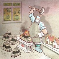 Коронавирус глазами иранского карикатуриста