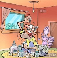 Коронавирус глазами иранского карикатуриста