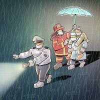 Коронавирус глазами иранского карикатуриста