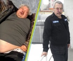 Кстати, он похудел - героически сбросил более 100 кг!