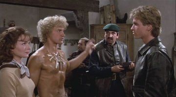 А еще этот фильм пародировали в к/ф "Совершенно секретно" 1984 года...