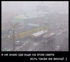 не правда. бегут те.кто приехал за длинным рублём. А он (рубль),оказался очень трудным. Да и погода не балует...
Вот такая погода была у нас вчера.