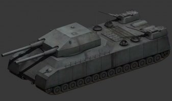 Landkreuzer P.1000 «Ratte» – прототип немецкого сверхтяжелого танка «Крыса».
Предполагаемый год выпуска – 1942
Количество единиц – 0
Экипаж – 36
Вес – 1000 тонн
Максимальная скорость – 40 км/ч
Гитлер, который просто «таял» перед огромными машинами, дал «Крысе» благословение, в надежде все же получить самый мощный танк, который когда-либо выходил на поле боя. 
льберт Шпеер, министр вооружений и военного производства Германии, увидел полную бесполезность такой затеи и отменил строительство P.1000 еще в начале 1943 года.