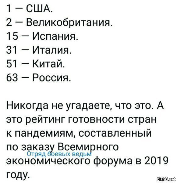 США также стали мировыми лидерами по количеству подтвержденных случаев коронавирусной инфекции.(ц)
Гладко было на бумаге,да забыли про овраги!