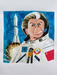 Ну, за касманафтику! Не чокаясь.
