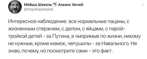 поставил "плюс" за самобытность и стиль, но...
всю [буду корректен] либерастию можно охарактеризовать так: