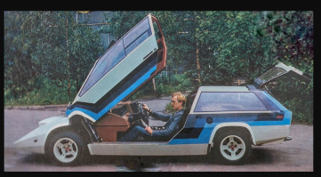 Автомобиль из фильма "Семь стихий" (1984). Самодел.