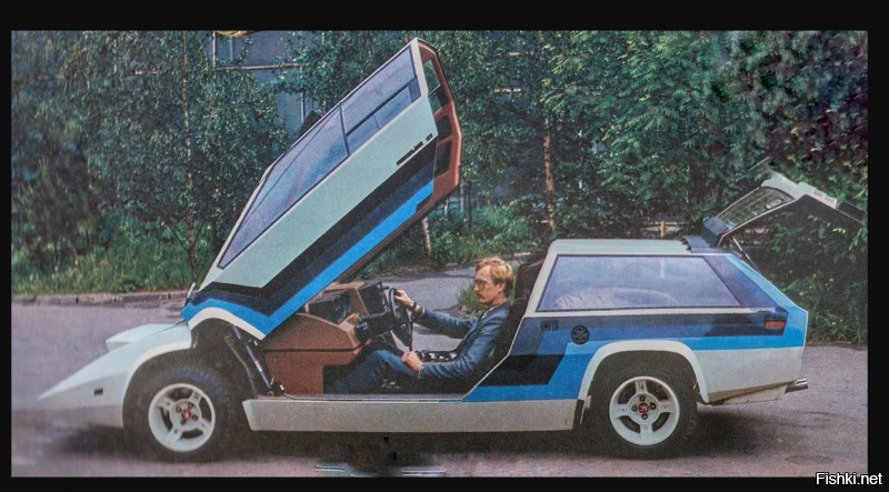 Автомобиль из фильма "Семь стихий" (1984). Самодел.