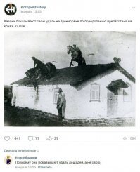 Ну в принципе самостоятельно, без казака, ни одна нормальная лошадь заниматься подобным не будет