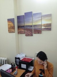 Блин, у меня эта картина без горы.