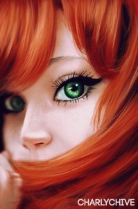 Рыжые зеленоглазые... Да. Завораживают. Так бы и иффф и уффф