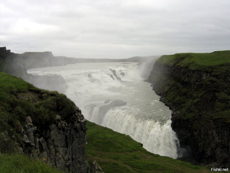 Водопад Гюдльфосс, Исландия.
