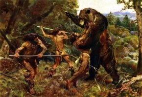 Пещера - бесплатно. 
Нужно только пещерного медведя или льва оттуда выгнать и всё. 

Но пришло чужое племя полицаев и выгнало уже их самих.