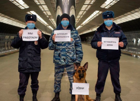 Всенародная любовь к силовым структурам...