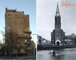Немецкая реформатская церковь 1862-1865 гг.- Дворец культуры работников связи 1932-1939 гг.