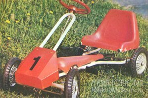 эта 26 рублей стоила, и удобнее была, потому что педали нормальные были и сидушка двигалась