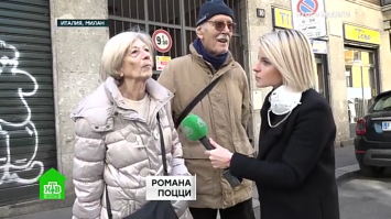 А ничего так, наш КОРРЕСПОНДЕНТ НТВ в Италии берёт интервью и местных жителей без маски и перчаток про эпидемию? Италия вторая после США. Дата выпуска стоит под фотографией.
