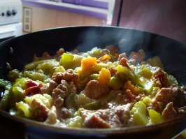 заячье рагу.