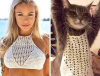 Котику оно и нафиг не нужно, а вот вместо мочалки вполне можно использовать. )))