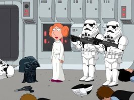 Этот Дарт Вейдер видимо из Гриффинов