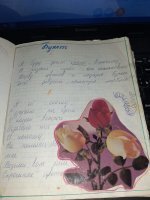 моей такой тетрадке 30 с лишним лет
песенник, цитатник, гадалки, анкеты, стихи, советы...
чихалка на 24/7 !!!!

дети мои , когда встречают это мое сокровище, ржут )))))