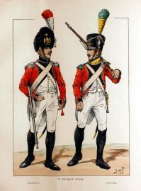 Только это не француз. Это действительно офицер Великой армии Наполеона, а если совсем точно, то офицер Третьего пехотного швейцарского полка. То есть парень швейцарец и Ногинск соответственно город не французской, а швейцарской воинской славы. В 1812 году этот полк входил в корпус наступавший на Санкт-Петербург.