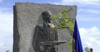 В Эстонии неизвестными взорван памятник эсэсовцам