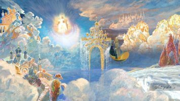 Прочитав название фишки, подумал, что расскажут, как и в правду попасть в настоящий рай. А тут...
Вторая картинка: Изгнание Адама и Евы из рая. Гравюра Гюстава Доре.

 Само по себе русское слово «рай» индоиранского происхождения   и буквально означает «счастье». Сходные слова в других языках могут нести различный смысл   «сокровище», «богатство», «дар, владение»… Образ понятен. Рай   это счастье во всей полноте, бесценный дар, который был вручен людям. Но кто вручил этот дар и кто забрал его у людей? И можно ли его вернуть?