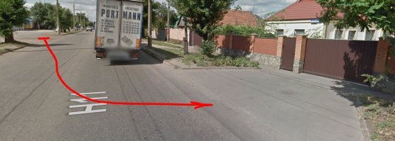 Далее 47.899145, 33.362038 гугл карты  - ГАЗ почти на таком же расстояние. Рег должен был уступить