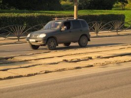 Низкопольные значит... 
Кривые пути пермских трамваев.