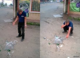 Мужчина опустошил цистерну с вином, захотев угоститься