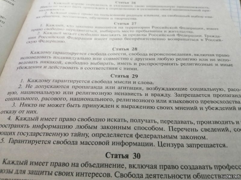 То есть Вы призываете к свержению конституционного строя в России, к прямому сознательному нарушению 29-й статьи нашей Конституции? И Вас прямо сейчас можно привлекать за экстремизм и призывы к государственному перевороту.