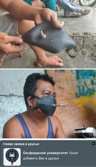 Появились маски с отверстием для соломинки