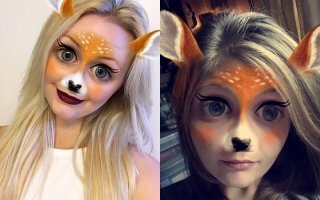 В нынешних телефонах которые без кнопочек, есть фотоаппарат. Дык вот, фильтры, это набор функций- улучшайзингов для фото, либо придания им какой-то определенной стилистики. Монохром, сепия итдитп в общем много всего. Так же там есть функция наложения всяких масок и прибамбасов, которые всё так же именуют фильтрами. Например вот как на картинке. Нам же в детстве, чтобы заполучить такой коллаж приходилось действовать ручкой. 

Ваш Кэп.