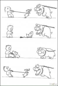 Ссора собак в Таиланде, напоминающая разборку в интернете