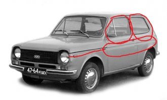 Не соглашусь. Внимательно смотрим на капот,  дверь с форточкой, линию кормы, продольную линию на кузове.