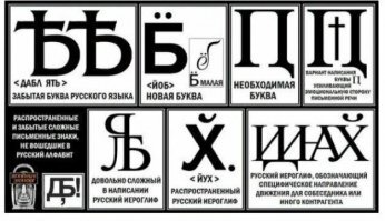 Добавления жизни в алфавит.