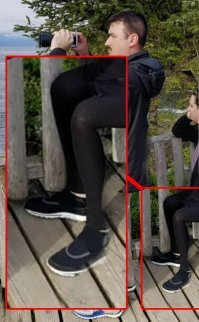 Меня как-то больше область её ноги удивила.