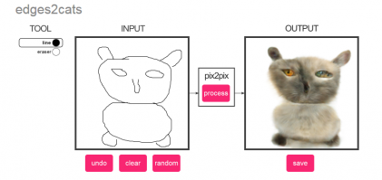 Напомнило нейронку, которая рисует котов: