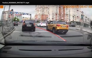 Для особо одаренных
По стопкадрам разметил границы полосы у автора