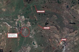 Если вдруг кому-то интересно посмотреть на масштабы...

В озере Пясино водится много вкусной рыбы... Уже теперь водилось, наверное...