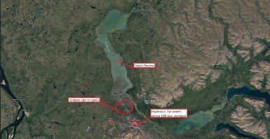 Если вдруг кому-то интересно посмотреть на масштабы...

В озере Пясино водится много вкусной рыбы... Уже теперь водилось, наверное...