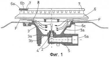 Давление газа в магистрали дстаточно, чтобы вот такие факелы были. Если вы считаете шум при горением давлением газа - вы ошибаетесь. Шум создает воздух, подсасываемый в эжектор (стрелочки на картинке). Если убрать крышку, воздух не будет шуметь (не будет турбулентного потока), но он никуда не денется и горение не прекратится