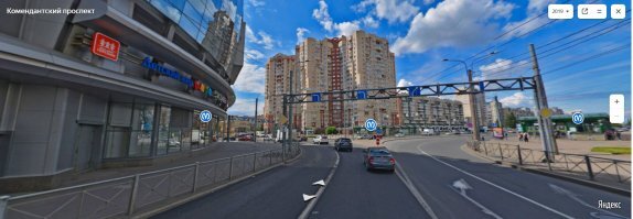 Эта разметка от предыдущего пересечения.