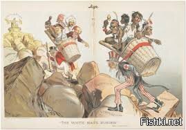 Прежде чем обвинять Запад, автору следовало бы уяснить, что вообще всем достижениям цивилизации, которые , мы сегодня имеем, мы обязаны Западу. А точнее - Белой Христианской Цивилизации. Все, чем автор пользуется - смартфон, интернет, унитаз, книги, банковские кредиты и т.д. - было изобретено там.  Ну и всякие-разные нематериальные ништяки, в том числе гуманизм - это также чисто западное изобретение. Твое автор, посконно -скрепное, это только лапти и дощатый сортир во дворе.
Теперь про прозвучавшие обвинения. Совершенно не стоит подходить со своими, современными оценками к тому что было много столетий назад. То, что сейчас кажется совершенно неприемлимо, тогда вполне себе считалось нормальным. Цивилизации просто проходила через определенные этапы своего развития, и сейчас говорить в таком тоне о прошлом - это все равно как упрекать взрослого, состоявшегося человека в том, что тот когда-то ломал игрушки и писался в штанишки. - это глупо само по себе.
Кроме того, если оценивать мерками того времени, то окажется, что вообще нигде, ни на каких территориях,  Белая Западная Цивилизация не совершала ничего более жестокого, чем это изначально было там, на этих территориях, принято  . Везде, куда бы ни приходили "белые варвары", везде они видели одно и тоже;  бедное, зашуганое население, одуревшие от собственной власти,купающиеся в роскоши правители и набобы, бесконечные войны и дикие нравы. Взять ту же Индию - образец цивилизации, по мнению автора. "Белые варвары" по приходу туда почему-то были изумлены имевшимися там духовно-скрепными обычаями, например, сати.  Сати   это похоронный обряд, согласно которому вдова должна быть сожжена на погребальном костре вместе с покойным супругом. Желание живой женщины никого особо не интересовало. чтобы она не убежала из огня, ей предварительно ломали конечности. Белая цивилизация, конечно, начала подобные "культурные обычаи" искоренять, что вызывало массовое недовольство - "это же наша культура", ога.  Попутно строили госпитали, школы и университеты, за что местные им до сих пор благодарны.
Теперь про Конго и каучуковые плантации, где рубили руки. Надо сказать, что рубка рук - это скрепная конголезская традиция, которая там бытовала задолго до прихода белых. - так наказывали там за воровство и ряд других проступков. Зту же рубку рук практиковала и колониальная полиция, набранная, таа-дааам! - из местного черного населения. Из тех, кто поздоровее и мог пару слов связать на языке белых. Менее эрудированные нанимались работать на плантации. Беспредел этот был остановлен (таа-дааам!) белыми христианскими пасторами.
История США. Да, отношения с местными как-то не заладились. Кстати, у русских тоже  с ними не заладилось- читайте про восстание тлинкитов в 1802 г, битву при Ситке в 1804 и экспедиции Баранова.. С ними вообще ни у кого бы "не заладилось". Потому как у местных считалось, например, нормальным сначала вести меновую торговлю, "мир-дружба-жвачка", а затем внезапно ночью подкрасться к форту и вырезать всех там подряд. Такая, типа, военная хитрость. . А оставшихся живыми - долго пытать всем племенем (женщины и дети местных также участвуют - "это наши традиции и обычаи", помните, да?). А головы запытанных потом устанавливали  на кольях вокруг поселения. ("это типа,наши культурные памятники"). Но с кем-то отношения вполне себе нормально складывались -  тот же Манхэттен, например,  был куплен (а не отжат )голландскими колонистами у местных индейцев в 1626 году за 60 гульденов. Сравните Манхэттен тогда и сейчас, разница, как говорится, налицо.  Если бы не  Белая Западная Цивилизация - там бы везде до сих пор бегали полуголые дикари в набедренных повязках, самозабвенно резали бы друг друга и развешивали  головы на кольях вокруг вигвамов...