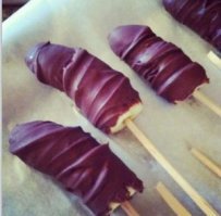 Зато бананы в шоколаде удались