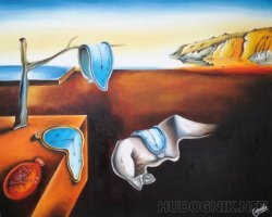 Один художник возмущался, мол, - медленно текут часы.
Другой взял кисти, усмехнувшись в усы.