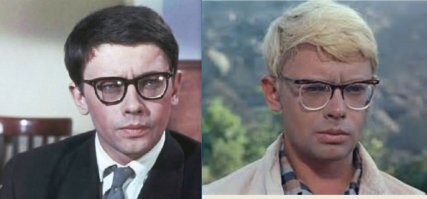 Перед стартом съёмок Демьяненко 
 перекрасили в блондина .